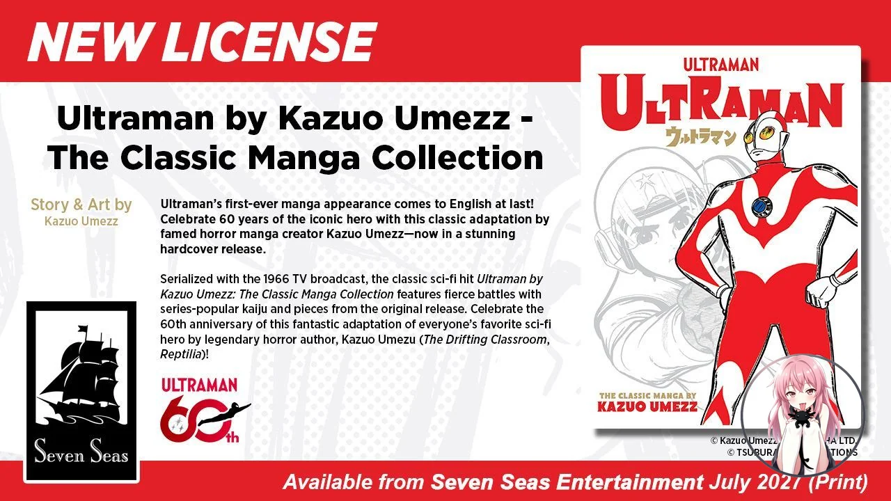 Seven Seas издаст классическую мангу «Ультрамэн» от Кадзуо Умэдзу