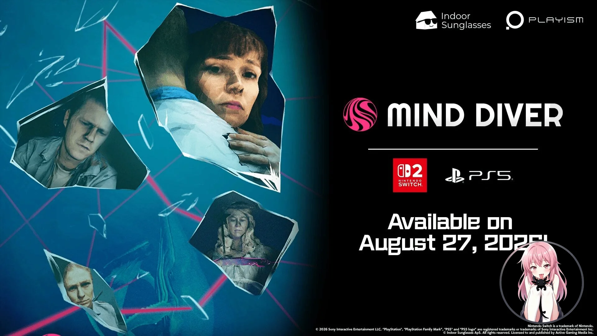 Mind Diver Coming to PS5, Switch 2 on August 27 9f918af68ef641038daafc6deb437a18