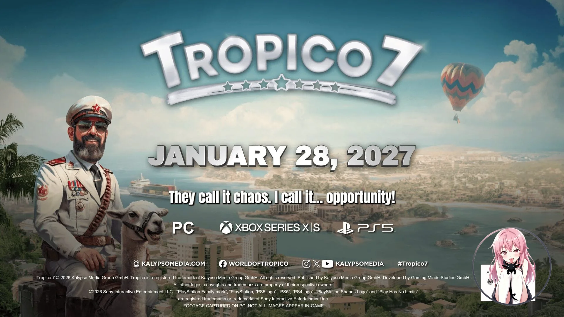 Tropico 7 выходит 28 января 2027 года! e52f0d964f17479eb6b3fe331d49f76c
