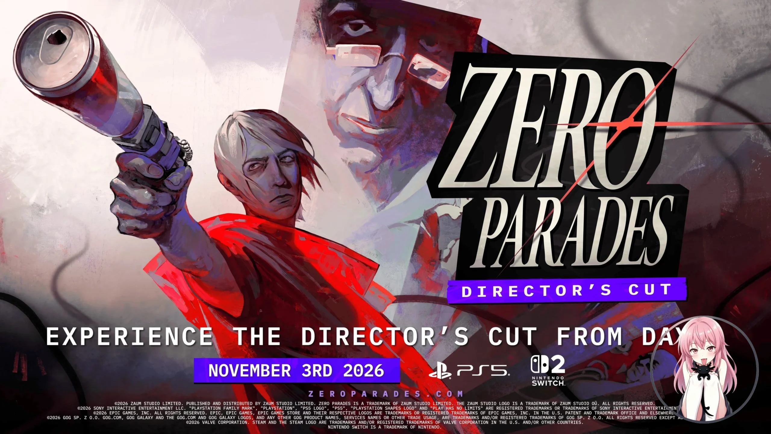 『ZERO PARADES: Director’s Cut』Switch 2とPS5で発売決定!🔥 3f150500209248fe885ca0e393131c85